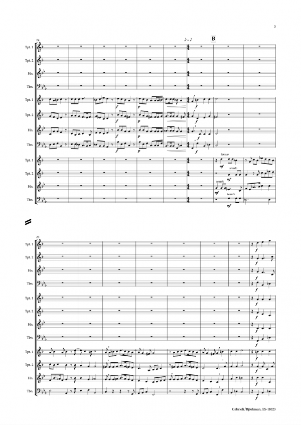 Gabrieli, Giovanni: Canzon XVI - Image 3