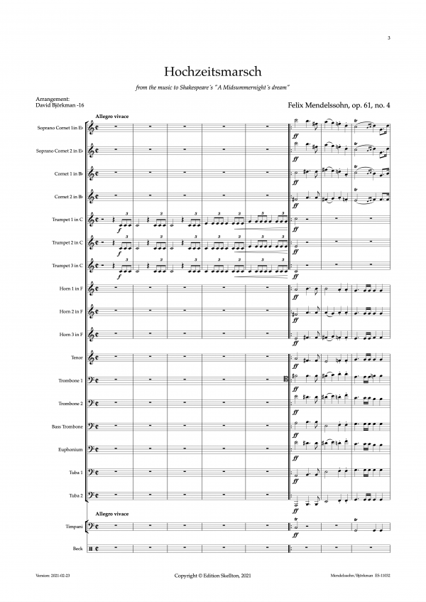 Mendelssohn-Bartholdy, Felix: Hochzeitsmarsch - Image 3