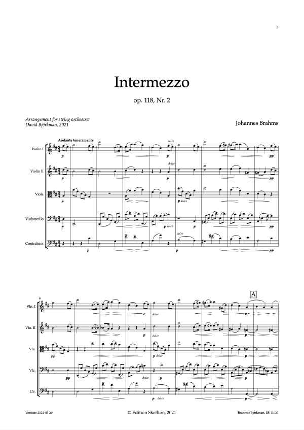 Brahms, Johannes: Intermezzo op. 118 nr. 2 - Image 3