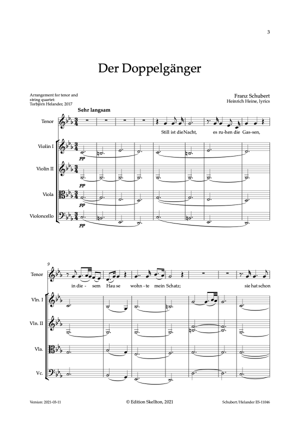 Schubert, Franz: Der Doppelgänger - Image 3