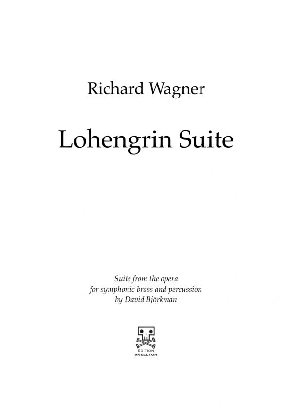 Wagner, Richard: Lohengrin Suite