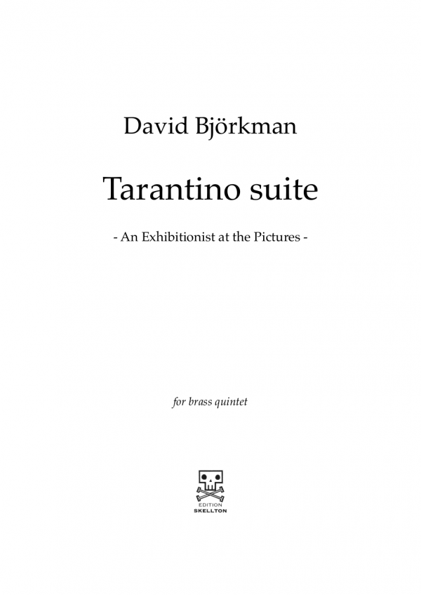 Björkman, David: Tarantino suite