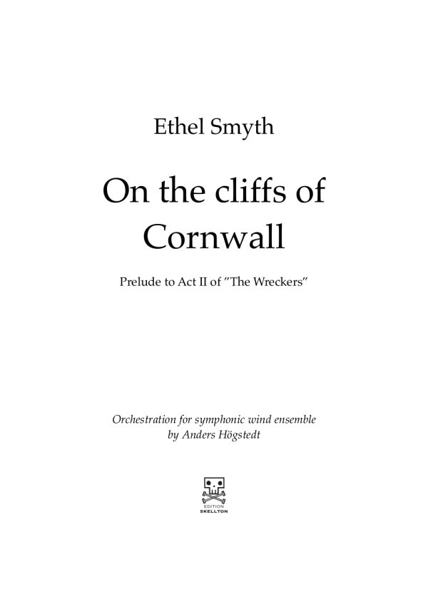 Smyth, Ethel: On the cliffs of Cornwall