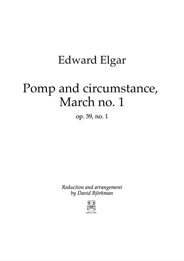 Elgar, Edward: Pomp and Circumstance