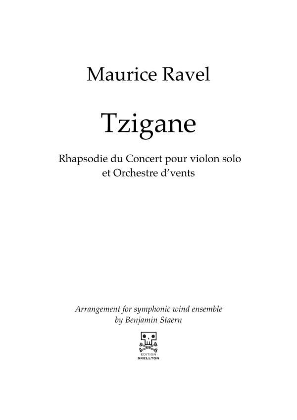 Ravel, Maurice: Tzigane