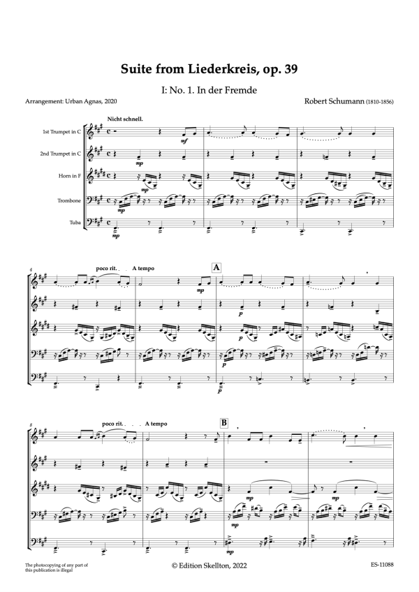 Schumann, Robert: Suite from Liederkreis op. 39 - Image 3