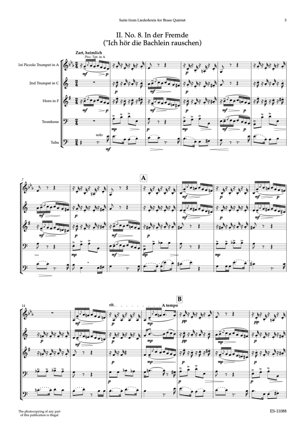 Schumann, Robert: Suite from Liederkreis op. 39 - Image 5