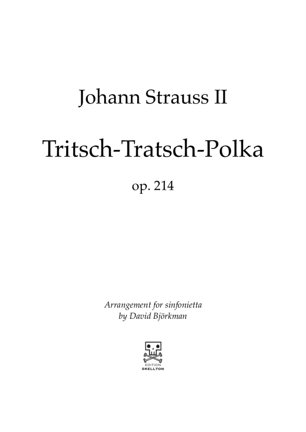 Strauss II, Johann: Tritsch-Tratsch-Polka