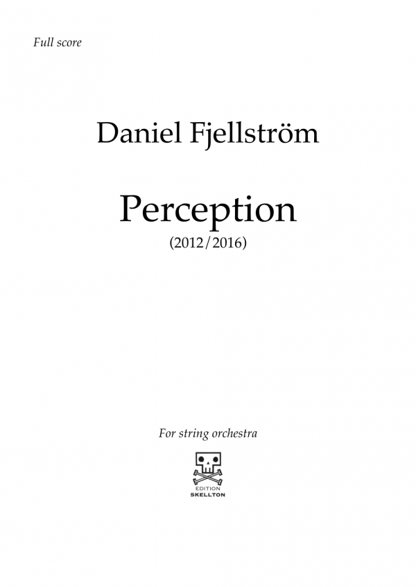 Fjellström, Daniel: Perception