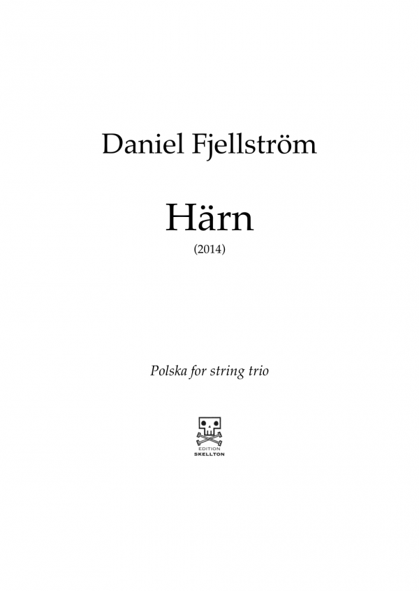 Fjellström, Daniel: Härn