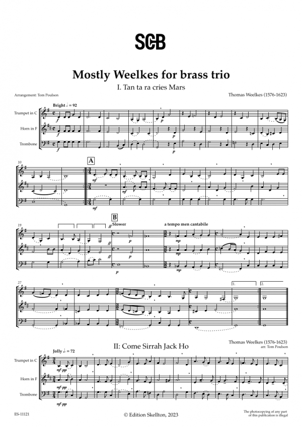 Mostly Weelkes - English Madrigals - Image 2