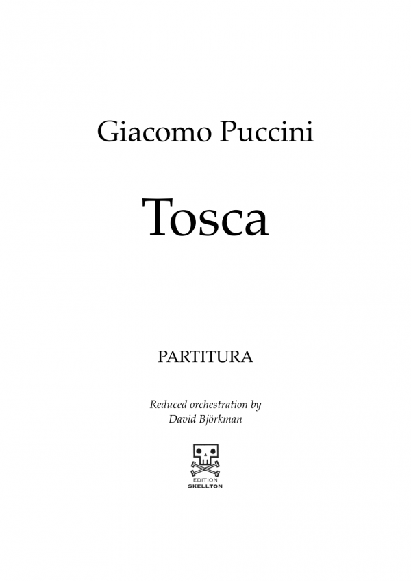 Puccini, Giacomo: Tosca