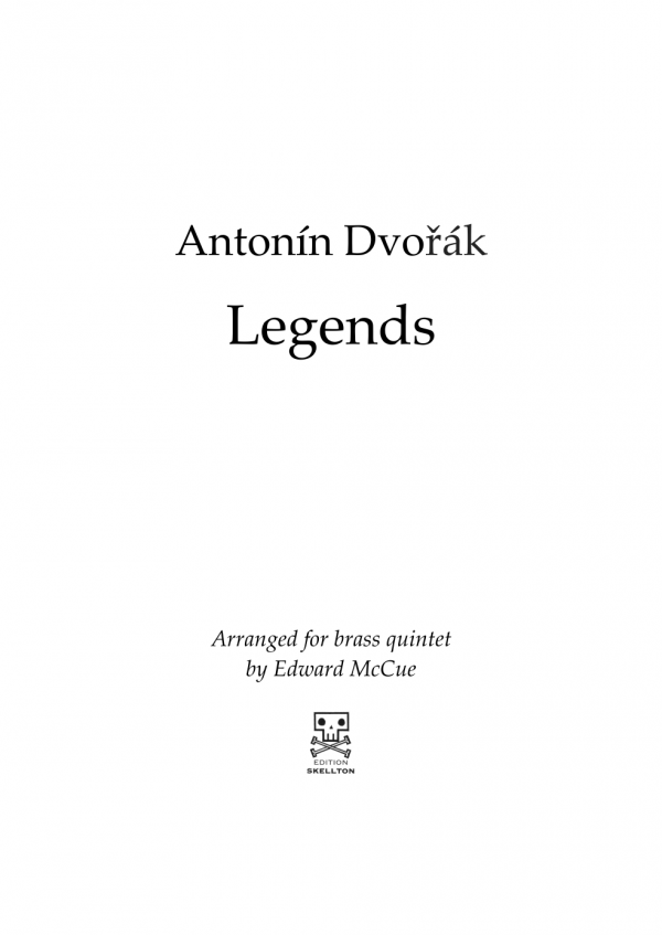 Dvorak, Antonin: Legends