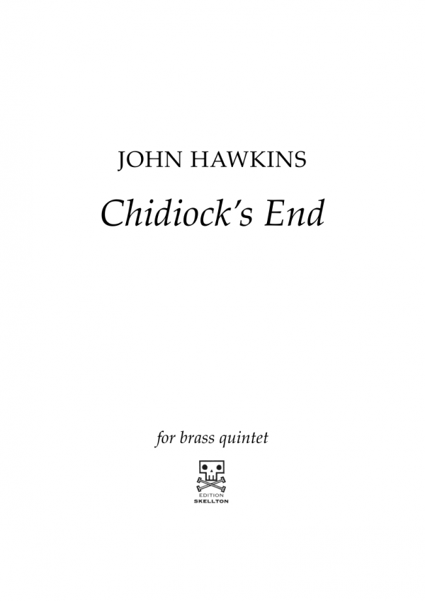 Hawkins, John: Chidiock's End