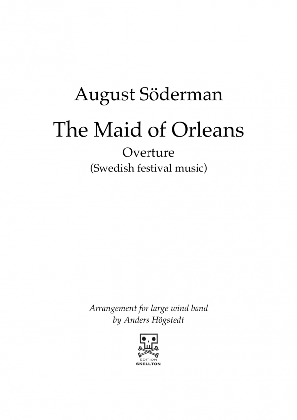 Söderman, August: The Maid of Orleans