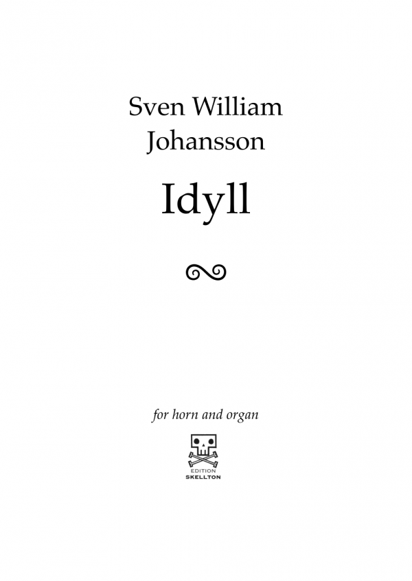 Johansson, Sven William: Idyll