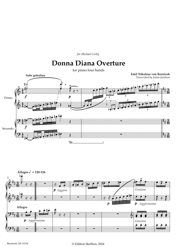 Reznicek, E. N. von: Donna Diana Overture - Image 3