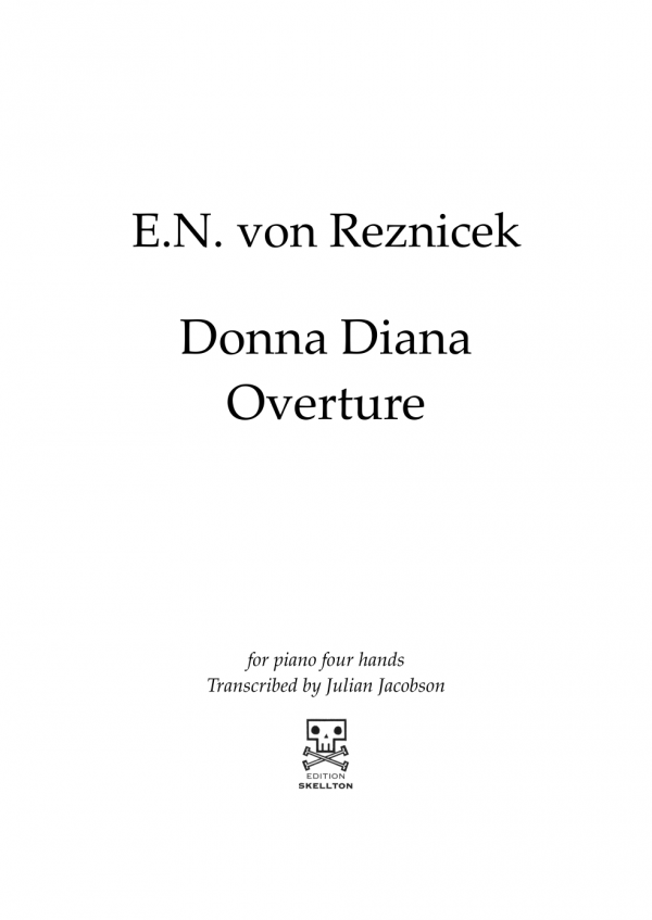 Reznicek, E. N. von: Donna Diana Overture