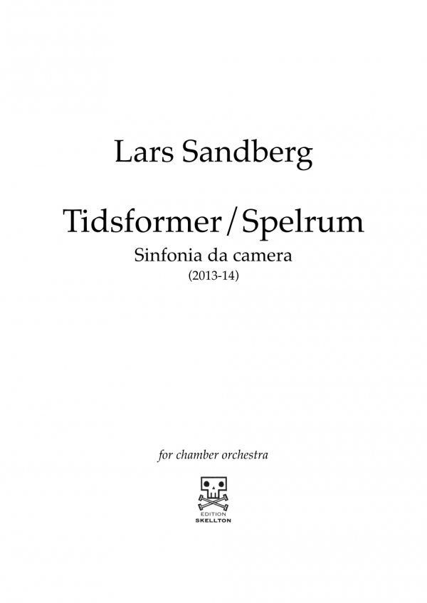 Sandberg, Lars: Tidsformer/Spelrum