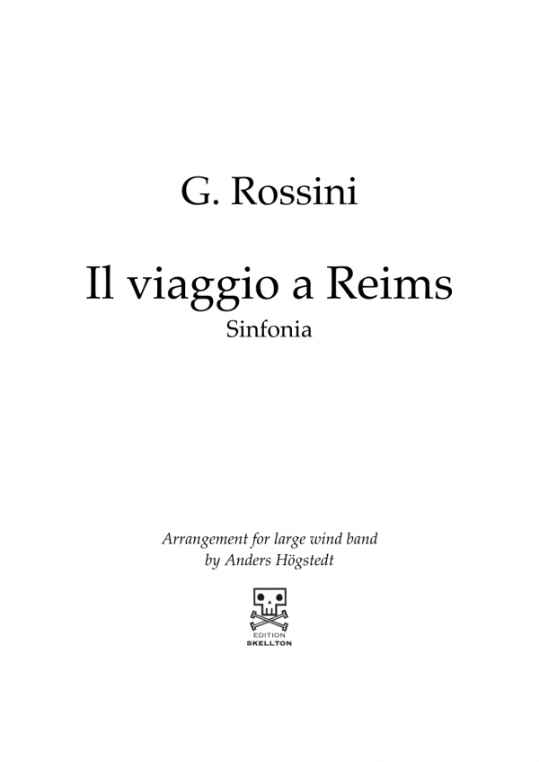 Rossini, Gioacchino: Il viaggio a Reims