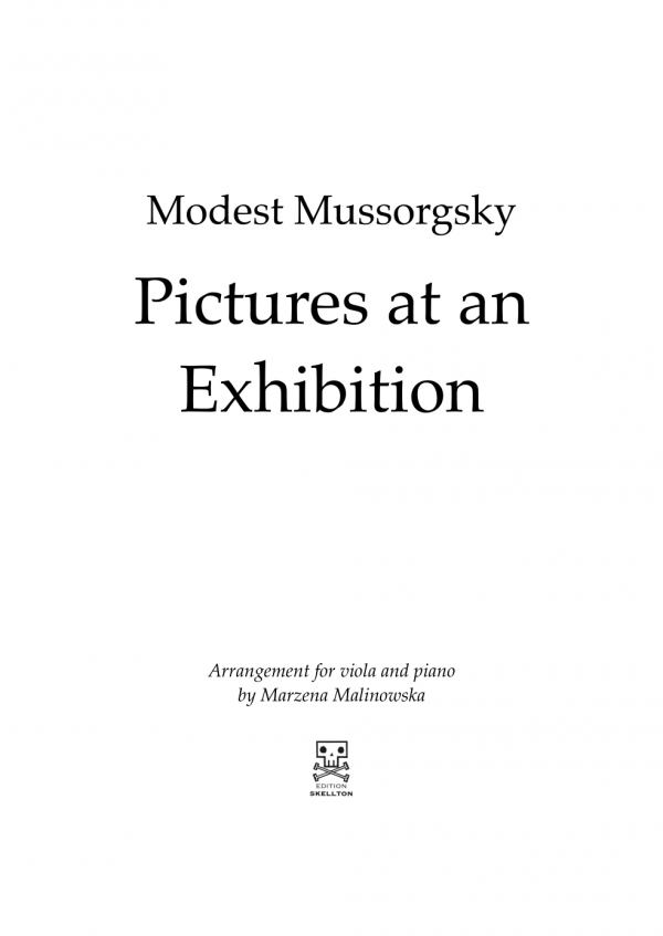 Mussorgsky, Modest: Pictures at an Exhibition