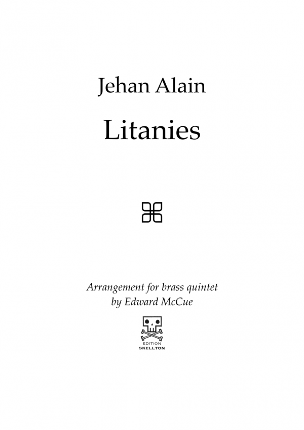 Alain, Jehan: Litanies