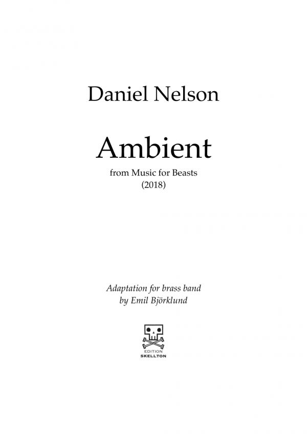 Nelson, Daniel: Ambient